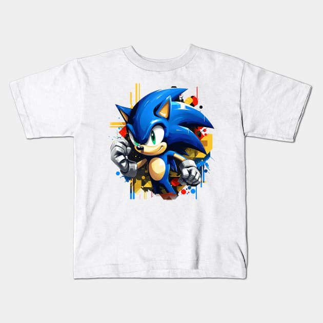 sonic Kids T-Shirt by piratesnow